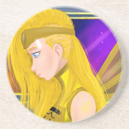 Lilin OC - Cyborg angel - Starset inspiriert art Getränkeuntersetzer