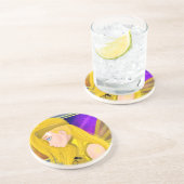 Lilin OC - Cyborg angel - Starset inspiriert art Getränkeuntersetzer (Seite)