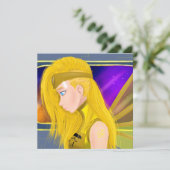 Lilin OC - Cyborg angel - Starset inspiriert art Karte (Stehend Vorderseite)