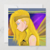 Lilin OC - Cyborg angel - Starset inspiriert art Karte (Vorderseite)