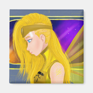 Lilin OC - Cyborg angel - Starset inspiriert art Magnet