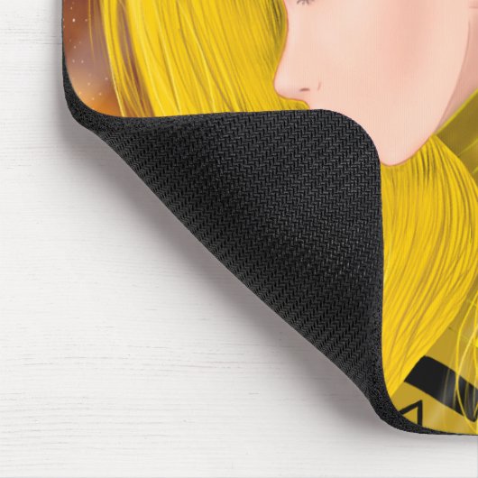 Lilin OC - Cyborg angel - Starset inspiriert art Mousepad (Ecke)