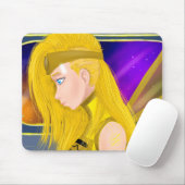 Lilin OC - Cyborg angel - Starset inspiriert art Mousepad (Mit Mouse)