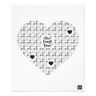 Lil'Inspirations #13 - Live, Laugh, Love Fotodruck