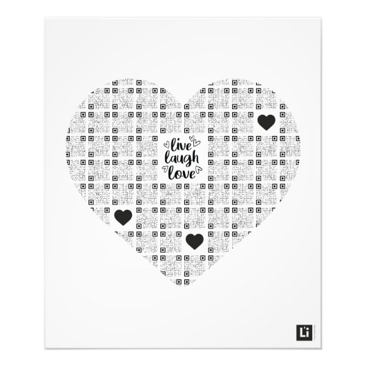 Lil'Inspirations #13 - Live, Laugh, Love Fotodruck (Vorne)