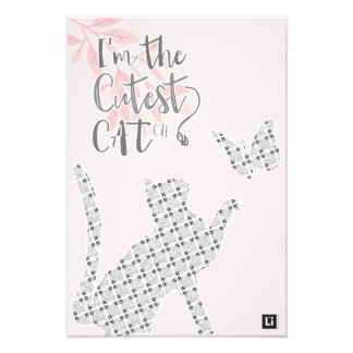 Lil'Inspirations #15 - I'm the cutest CATch Fotodruck