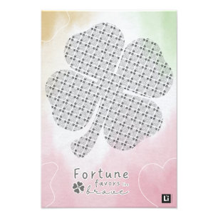 Lil'Inspirations #16 - Fortune favors the brave Fotodruck