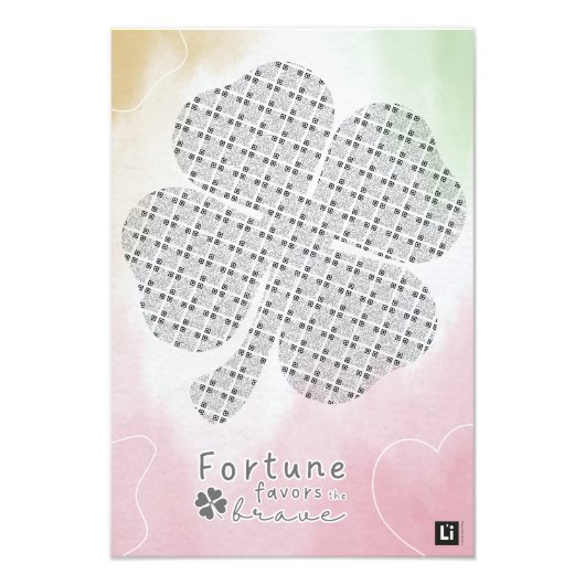 Lil'Inspirations #16 - Fortune favors the brave Fotodruck (Vorne)