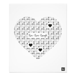 Lil'Inspirations #20 - Live, Laugh, Love Fotodruck