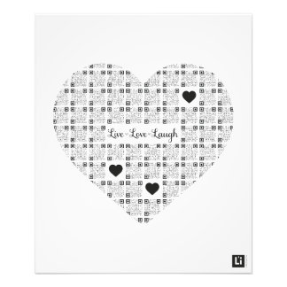 Lil'Inspirations #20 - Live, Laugh, Love Fotodruck