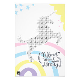 Lil'Inspirations #21 - Different does not mean... Fotodruck