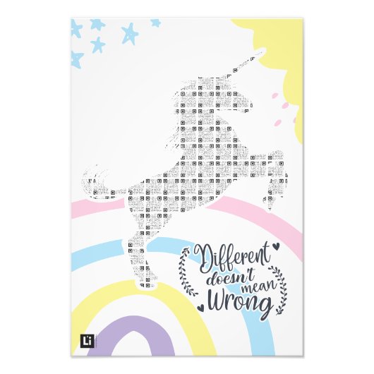 Lil'Inspirations #21 - Different does not mean... Fotodruck (Vorne)