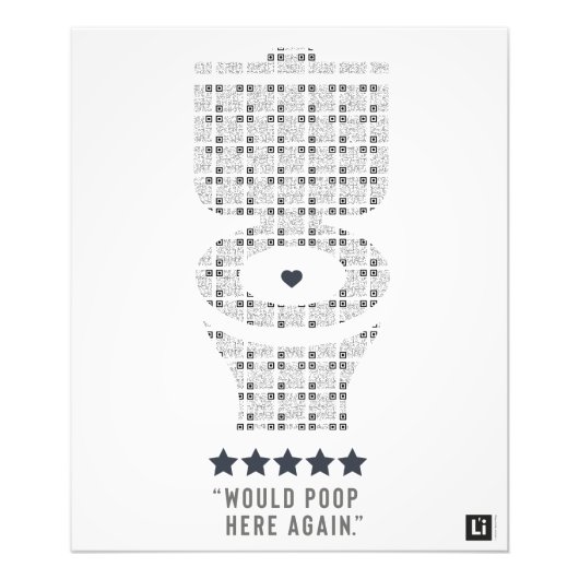 Lil'Inspirations #36 - Would poop here again Fotodruck (Vorne)