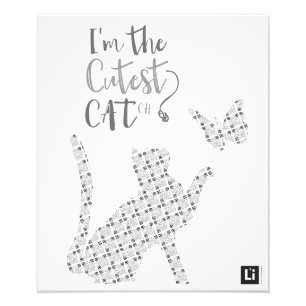 Lil'Inspirations #3 - I'm the cutest CATch Fotodruck