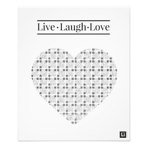 Lil'Inspirations #5 - Live, Laugh, Love Fotodruck