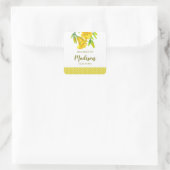 Lilis Park/Garten: Quadratischer Aufkleber (Tasche)