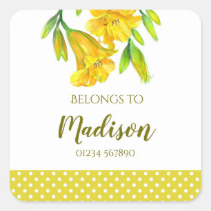 Lilis Park/Garten: Quadratischer Aufkleber