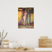 Lilith, Adam, der Teufel und die Frucht in Eden Poster (Küche)