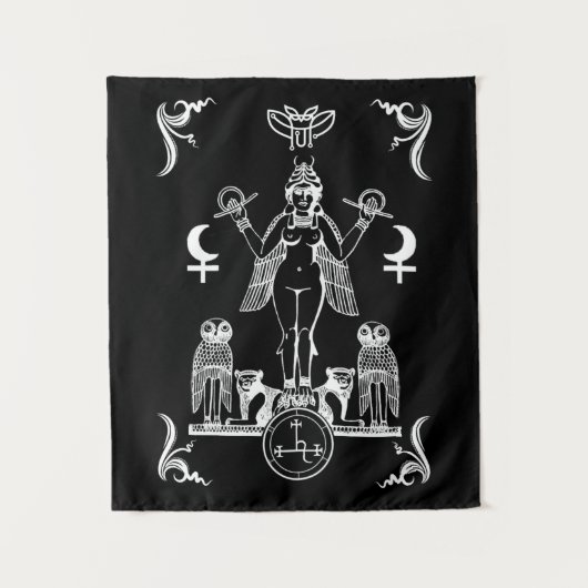Lilith Altar Tapestry Wandteppich (Vorderseite)