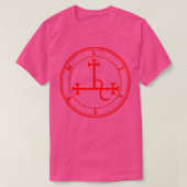 Lilith Ars Goetia Sigil Red T-Shirt (Design vorne)