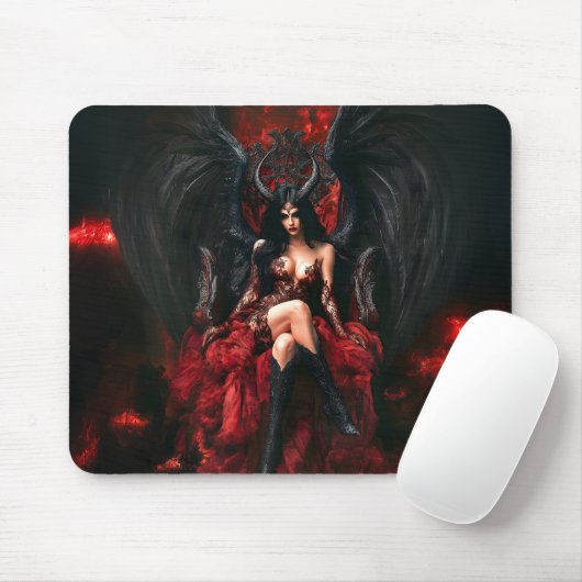 Lilith, Dunkle Göttin, Okkult, Hexerei, Gotik 2 Mousepad (Mit Mouse)