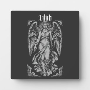 Lilith Engel Gothic Reverie Fotoplatte