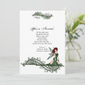 Lilith Fairy Gothic Halloween-Party Einladung (Stehend Vorderseite)