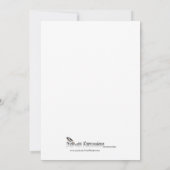 Lilith Fairy Gothic Halloween-Party Einladung (Rückseite)