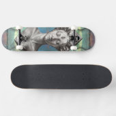 Lilith Fantasy Goddess lila Kunst Skateboard (Horizontal)