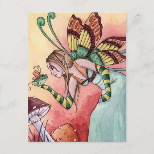 Lilith - Frosch Fairy Postcard Postkarte (Vorderseite)