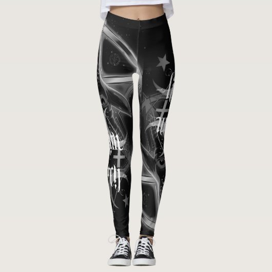lilith Hexepentagram-Doppeltteufel-Leggings Leggings (Vorderseite)