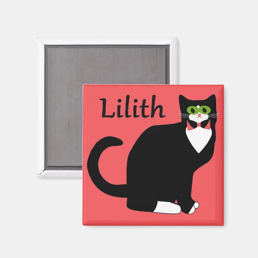 Lilith Kitty Magnet (Vorderseite/Rückseite)