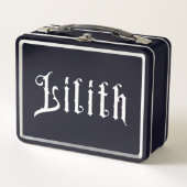 Lilith Metall Brotdose (Vorderseite)