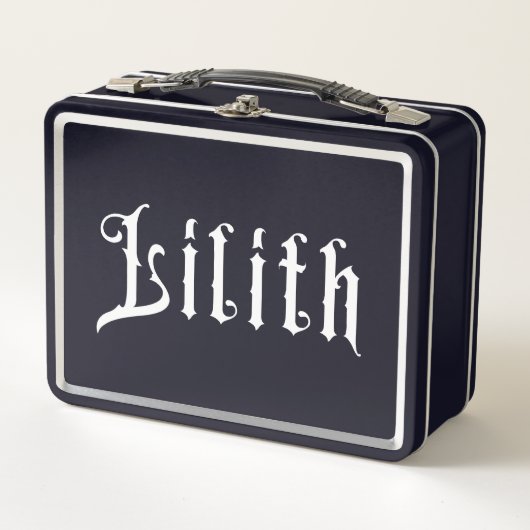 Lilith Metall Brotdose (Vorderseite)