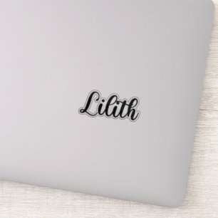 Lilith Name - Handgeschriebene Kalligrafie Aufkleber