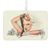 Lilith Pin-Up Air Freshener von Elizabeth Austin Autolufterfrischer (Rückseite)