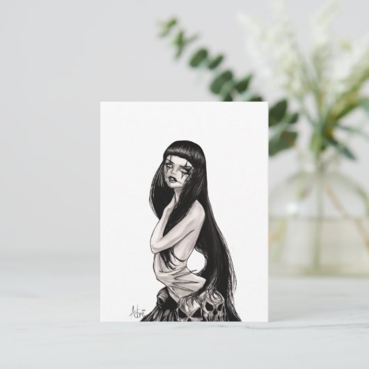 Lilith Postkarte (Stehend Vorderseite)