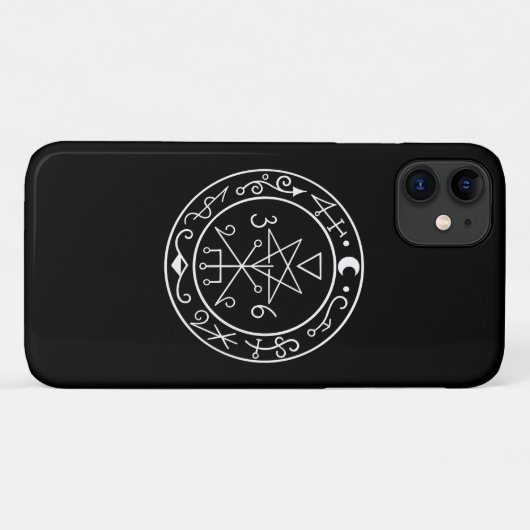 Lilith sigil. Dunkler Mond Goddess Siegel Case-Mate iPhone Hülle (Rückseite (Horizontal))