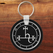 Lilith sigil. Dunkler Mond Goddess Siegel Schlüsse Schlüsselanhänger (Vorderseite)