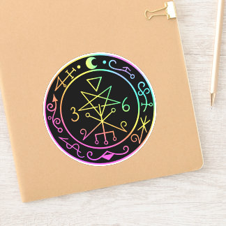 Lilith sigil. Dunkler Mond Goddess Siegel Sticker