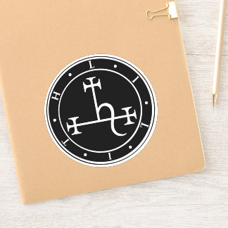 Lilith sigil. Dunkler Mond Goddess Siegel Sticker