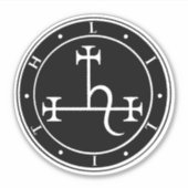 Lilith sigil. Dunkler Mond Goddess Siegel Sticker (Vorderseite)