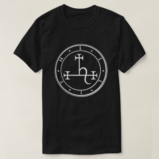 Lilith sigil. Dunkler Mond Goddess Siegel T - Shir T-Shirt (Design vorne)
