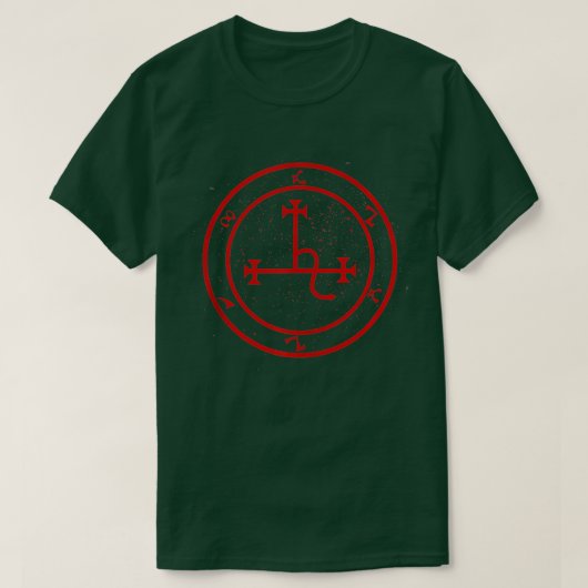 Lilith Sigil Enochian Succubi Writing Magick Occul T-Shirt (Design vorne)