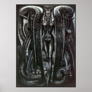 Lilith Steam Punk HR Giger Poster