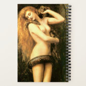 Lilith von John Collier Notizblock (Rückseite)