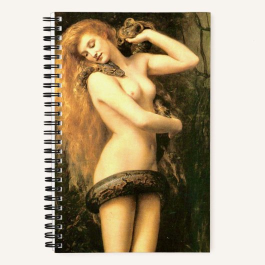 Lilith von John Collier Notizblock (Vorderseite)