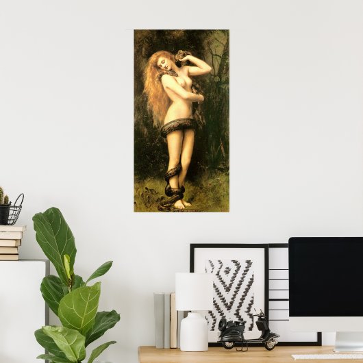 Lilith von John Collier Poster (Heimbüro)