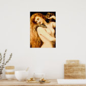 Lilith von John Collier Poster (Küche)