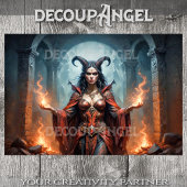 Liliths Rebellion Dekoupage Seidenpapier